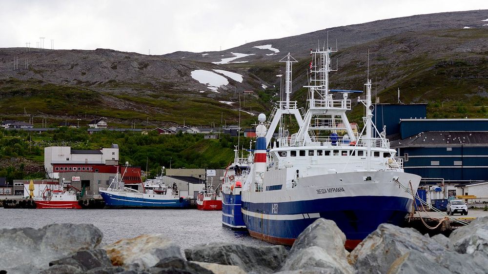 Russian fishing boats in Norway
