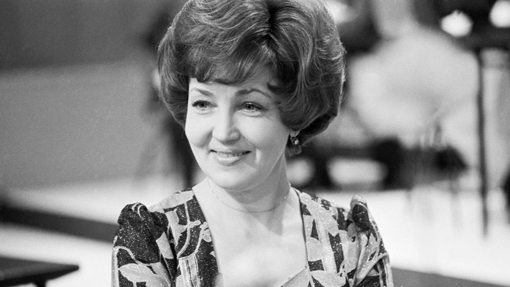 Soviet TV host Svetlana Zhiltsova