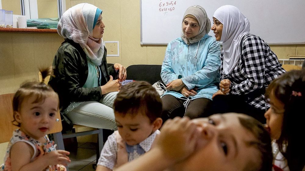 Children of Syrian refugees study Russian Language in Moscow Region
