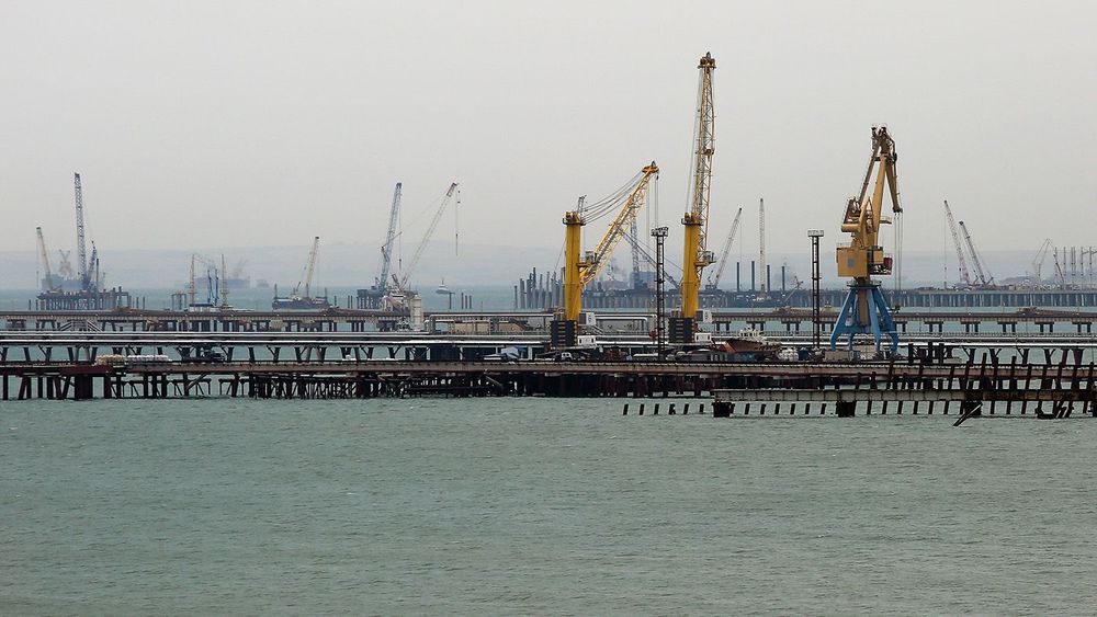 Taman seaport in southern Russia