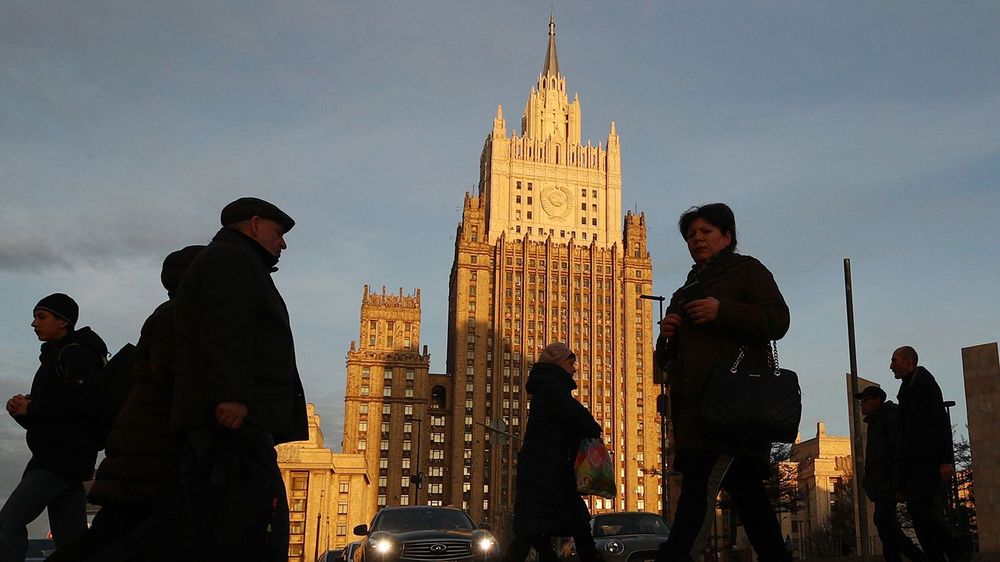 Russian Foreign Ministry headquarters in Moscow