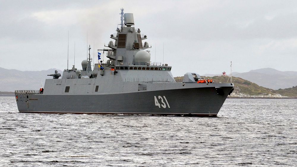 Frigate Admiral Kasatonov arrives in Severomorsk, Russia