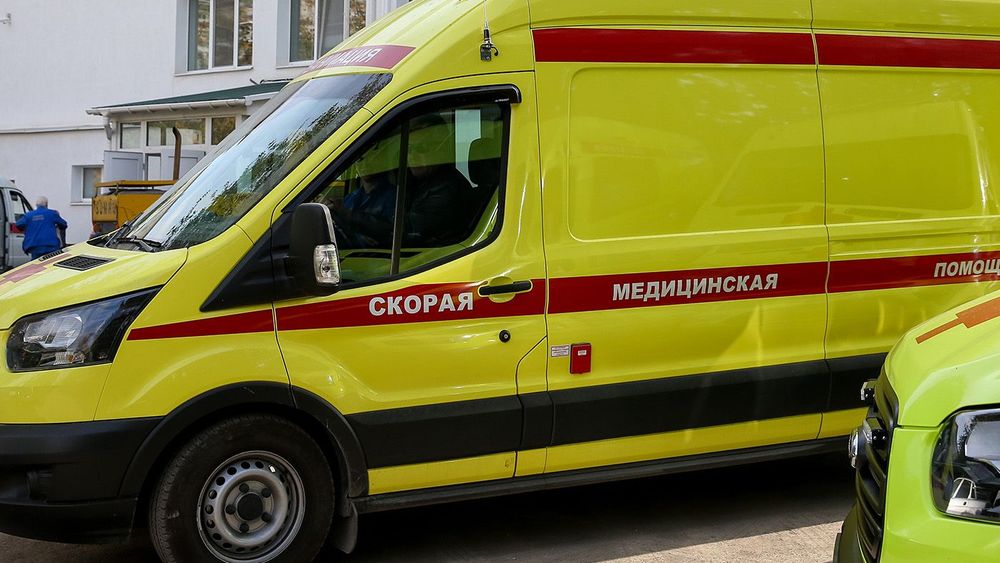 Ambulance crew in Simferopol, Crimea amid COVID-19 pandemic