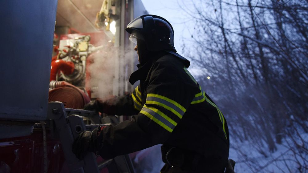 Fire hits Lenta hypermarket in Tomsk, Russia