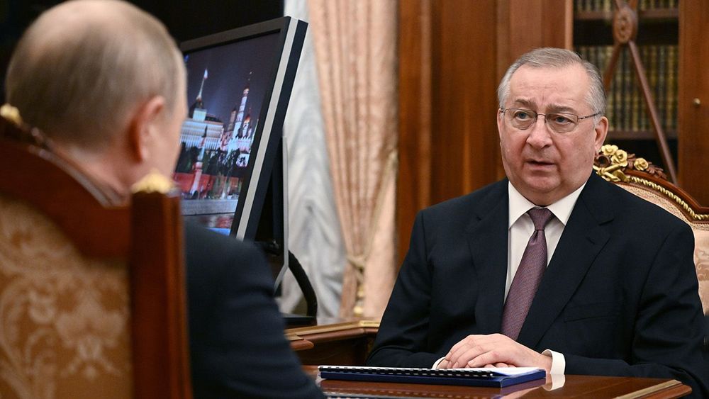 Russia's President Putin meets with Transneft CEO Tokarev
