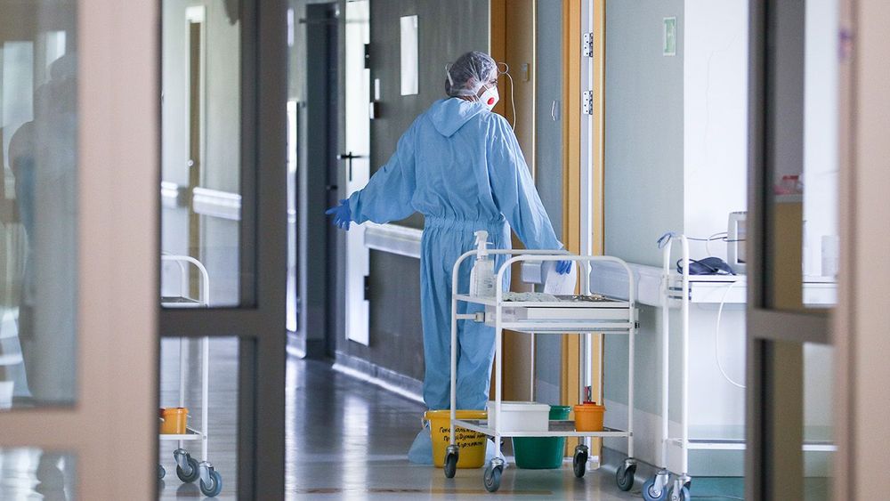 Coronavirus ward at hospital in Sergiyev-Posad, Moscow Region