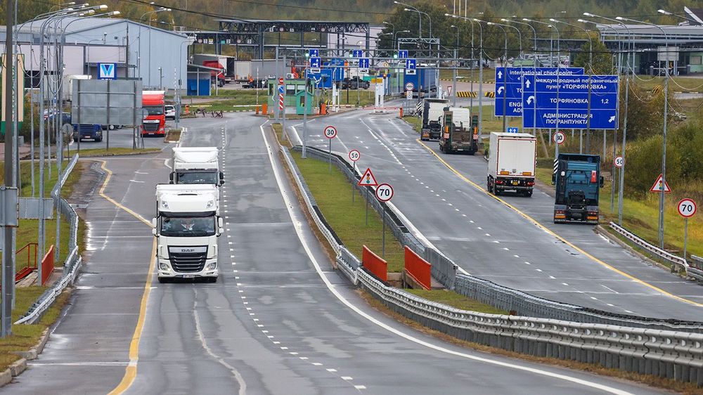 Torfyanovka crossing point on Russia-Finland border