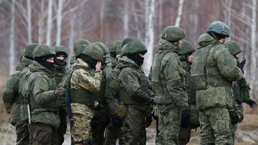 Mobilised Russian Army reservists undergo training in Sverdlovsk Region
