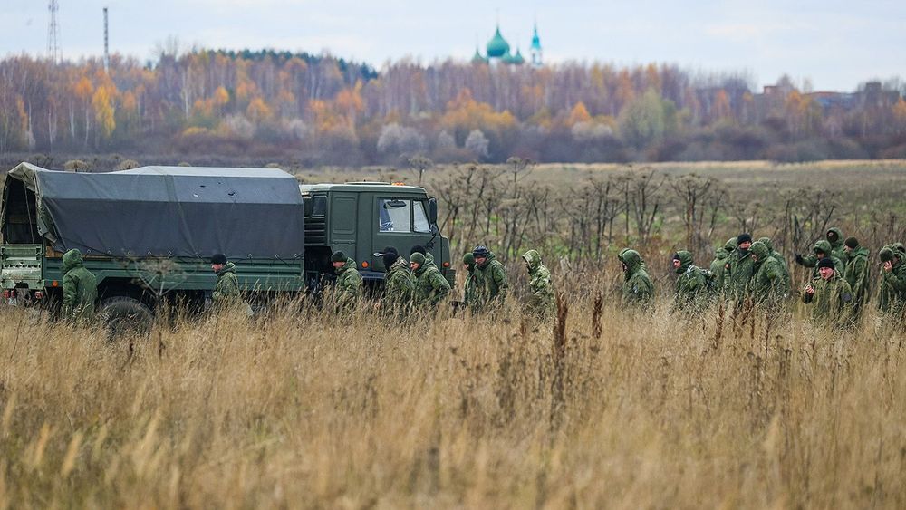 Mobilised citizens undergo training in Yaroslavl Region, Russia