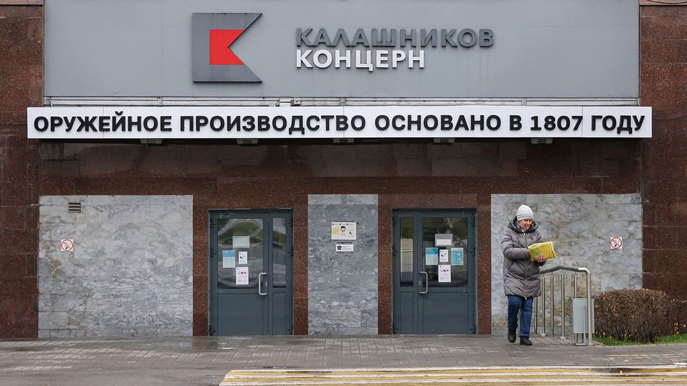 Firearm production at Kalashnikov Concern's plant in Izhevsk, Russia