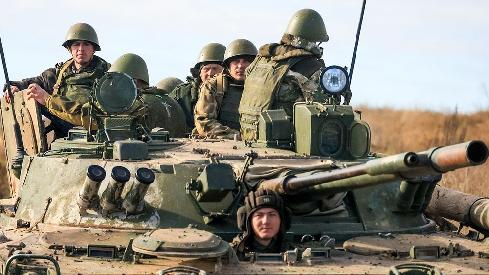 Mobilised men undergo training in Russia's Volgograd Region