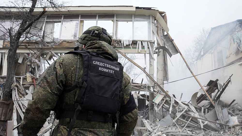 Russian city of Donetsk after military strike