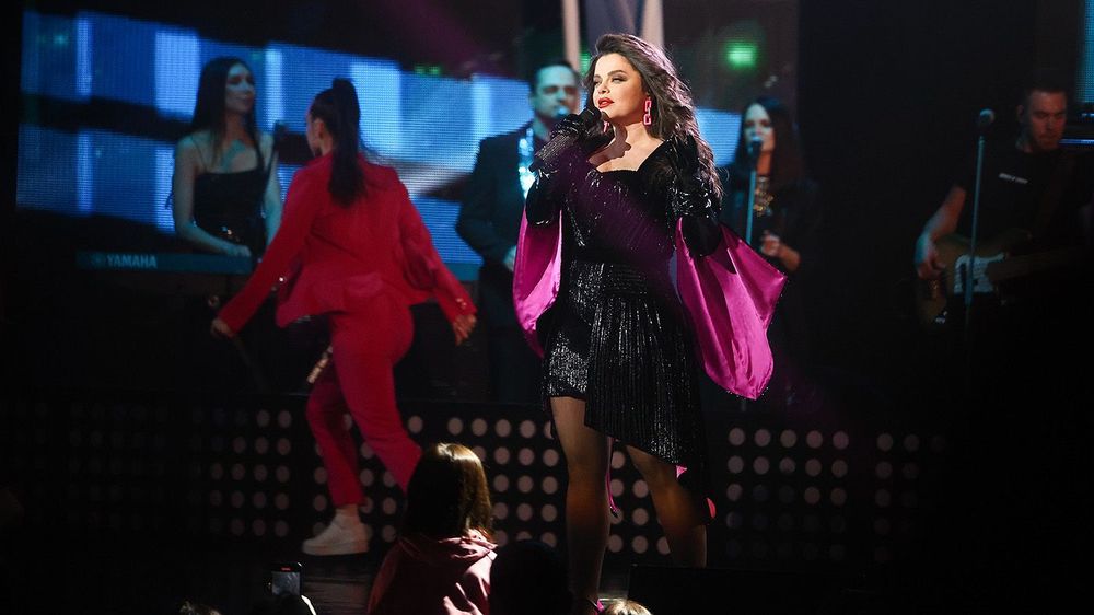 Singer Natasha Koroleva gives concert in Moscow
