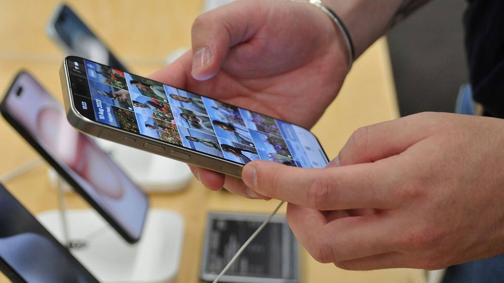 29 September. 2023/. All Iphone 15 pro Titanium and iphones 15 pro nd other models in danish capital Cpenhagen Denmark (