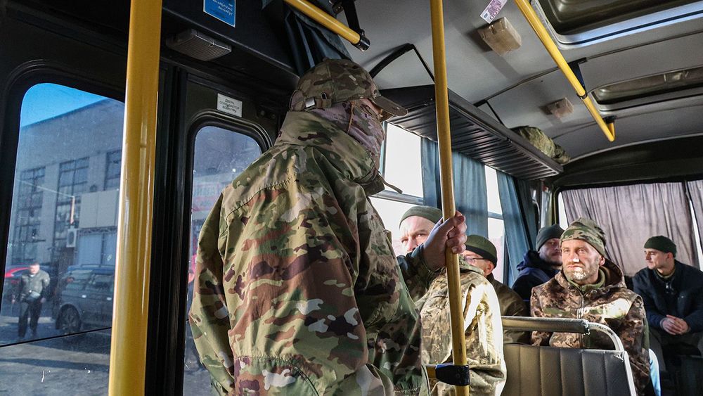 Ukrainian prisoners of war in Melitopol