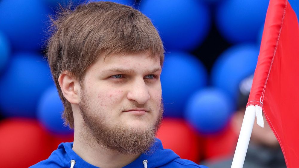 Procession in Grozny ahead of 2024 Russian Presidential Election