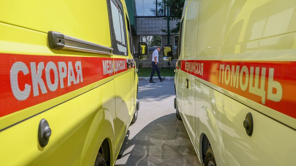 New ambulances in Novosibirsk, Russia