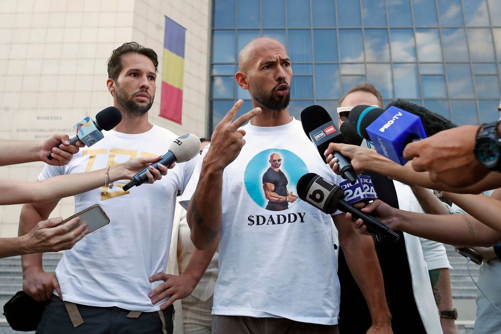 Andrew and Tristan Tate released from police custody in Bucharest