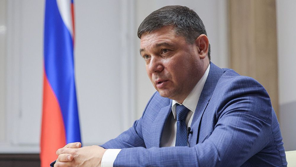 Acting governor of Russia's Tambov Region Pervyshov gives interview to TASS Russian Agency