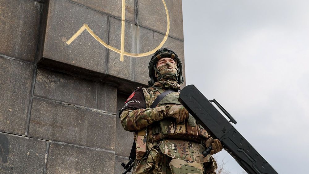 Работа патруля военной комендатуры в Макеевке