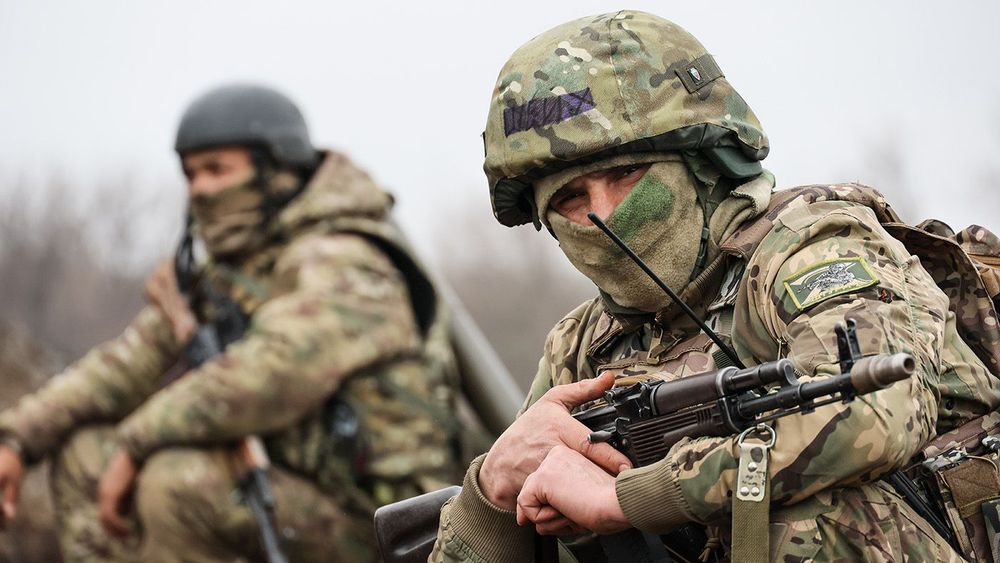 Russian assault units training in Lugansk People's Republic