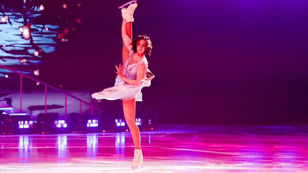 Ice show marks figure skater Tatiana Navka's 50th birthday