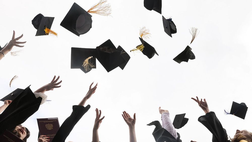 Graduation ceremony at Moscow State University