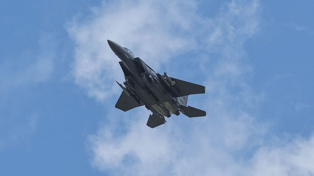 USAF Military Take Off At RAF Lakenheath