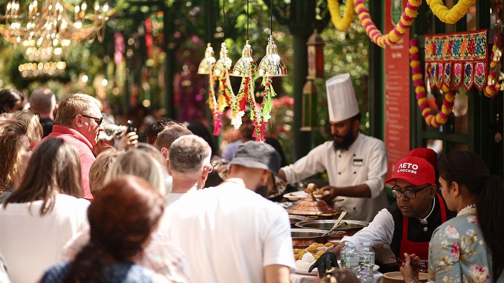 Indian festival in Moscow