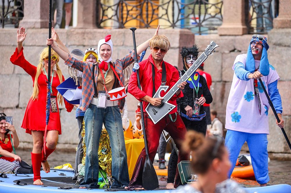 Fontanka SUP Festival in St Petersburg
