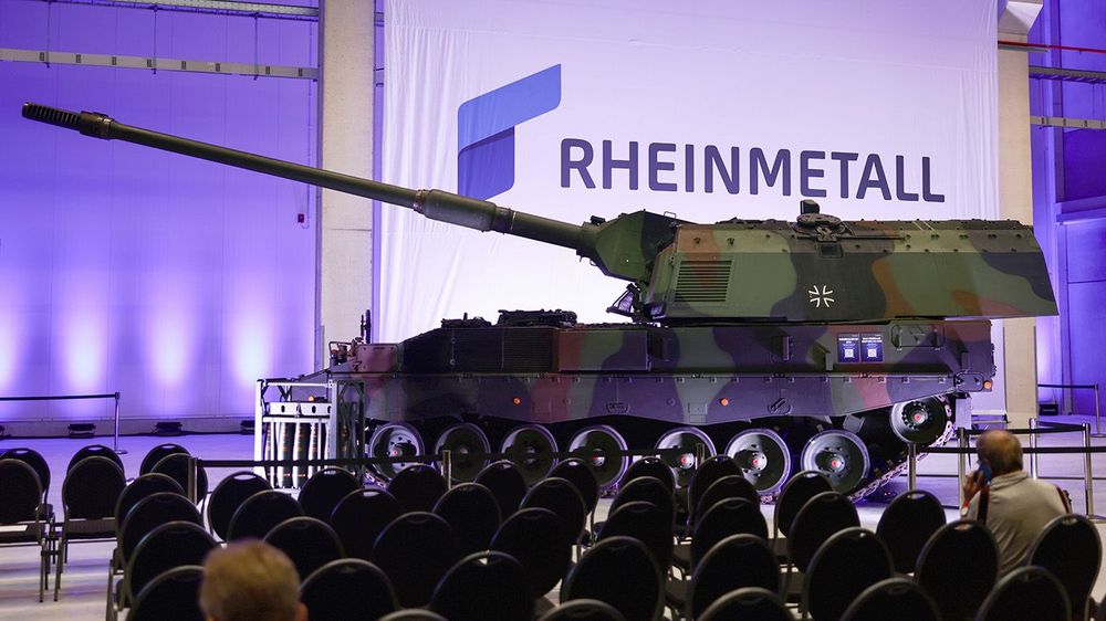 Inauguration of Rheinmetall's new artillery factory in northern Germany