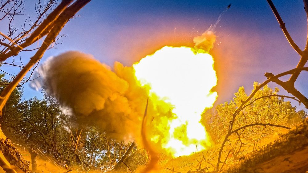 Russian artillery units with deployed in Kherson Region