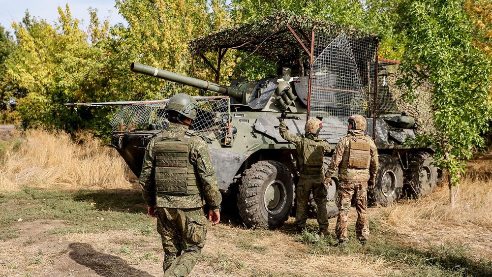 Russian troops use Nona-SVK self propelled morter in special military operation zone