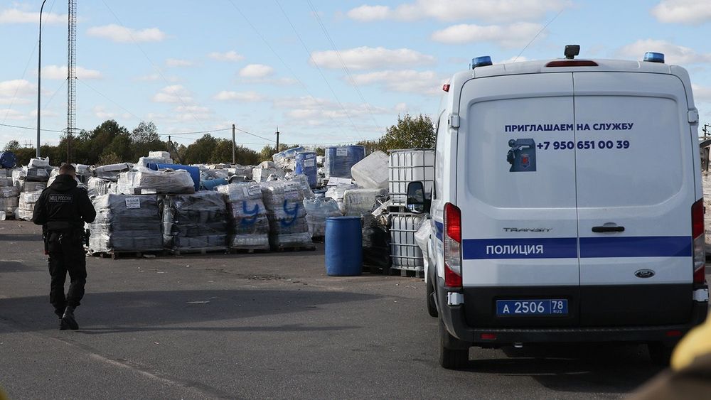 Surrogate alcohol storage facility in Leningrad Region, Russia