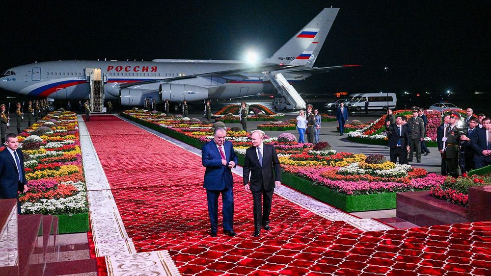 Russia's President Putin on state visit to Tajikistan