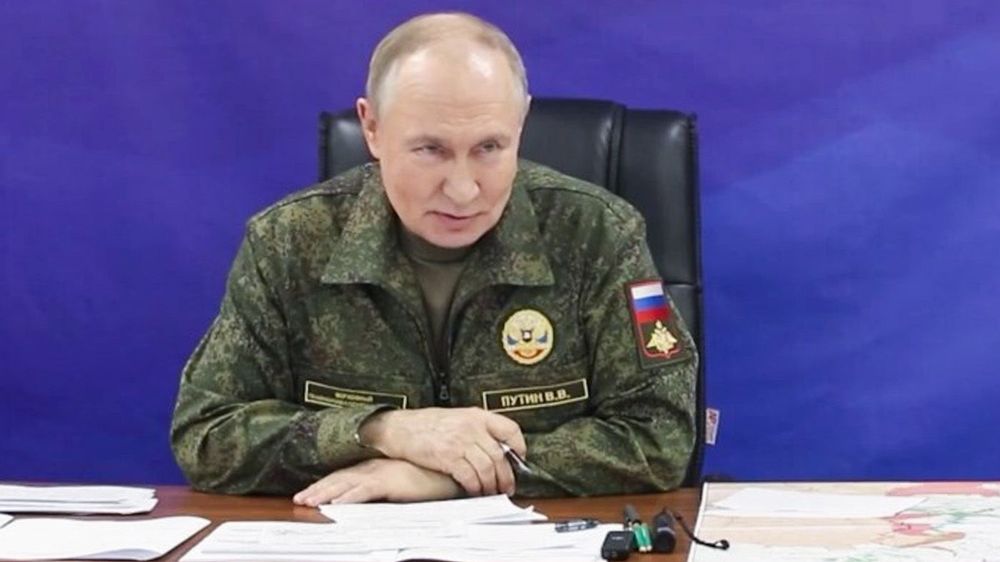 President Putin at Joint Group of Russian Forces command post