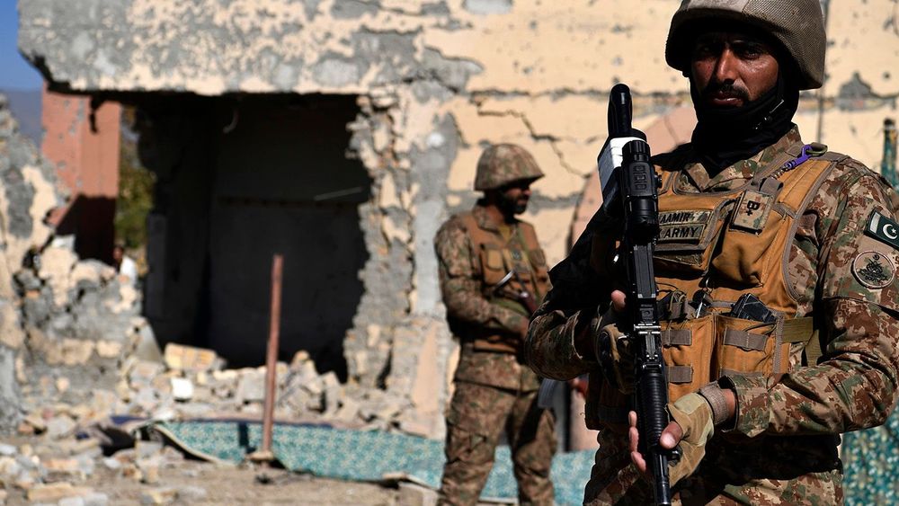 Aftermath of attack on Pakistani military college near Afghan border