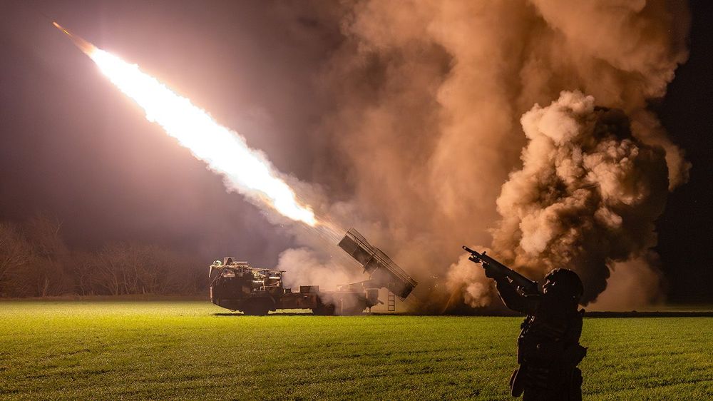 Russia's Uragan multiple rocket launcher deployed in Zaporozhye Region