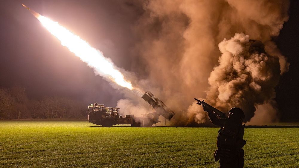 Russia's Uragan multiple rocket launcher deployed in Zaporozhye Region