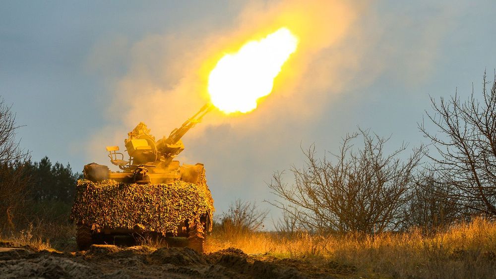 Russian air defence units in Lugansk People's Republic