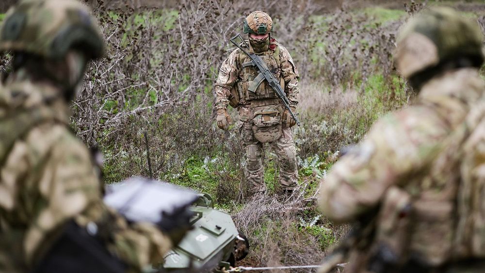 Russian ground drones prepared for combat in Zaporozhye Region