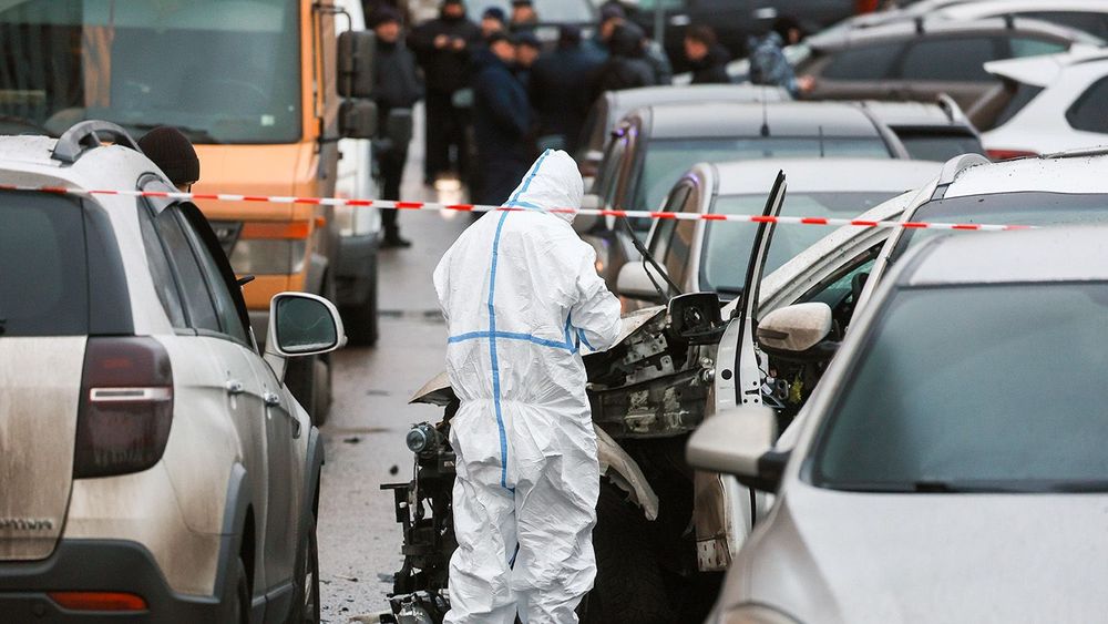 Car explosion in Moscow
