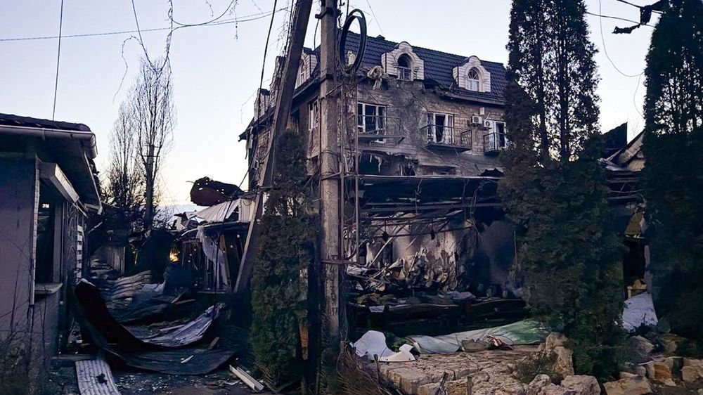 Ukrainian drone attack on Kherson Region