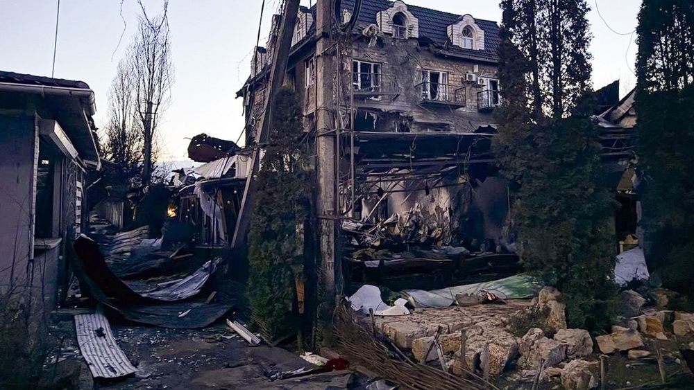 Ukrainian drone attack on Kherson Region