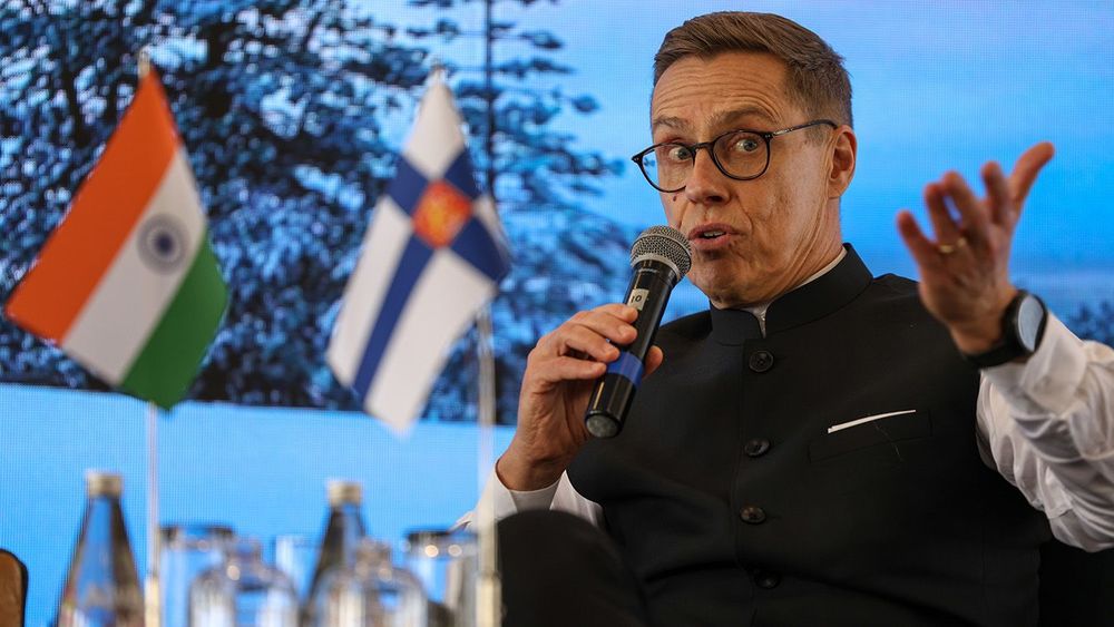 President of Finland Alexander Stubb visits India
