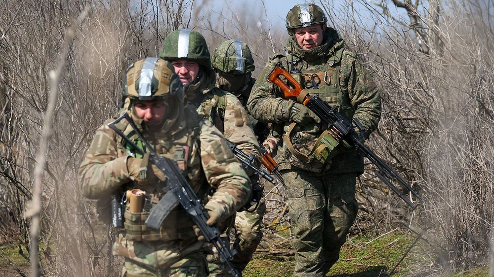 Combat training on Zaporozhye front of Russia's special military operation