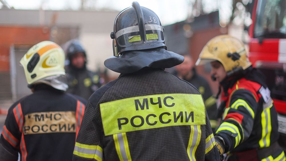 Пожар в бизнес-центре Турас в Москве