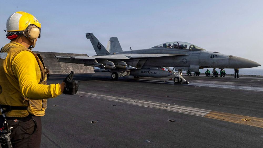 U.S. Navy Flight Operations Supporting Operation Epic Fury