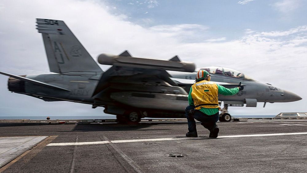 U.S. Navy Aircraft Carrier USS Gerald R. Ford Supporting Operation Epic Fury