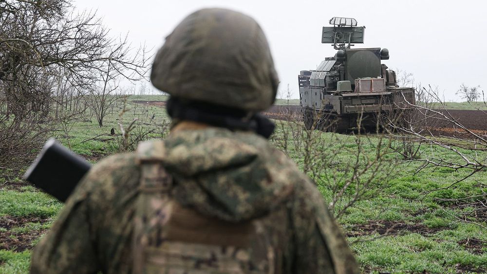 Russian Tor-M2 missile system deployed in special military operation